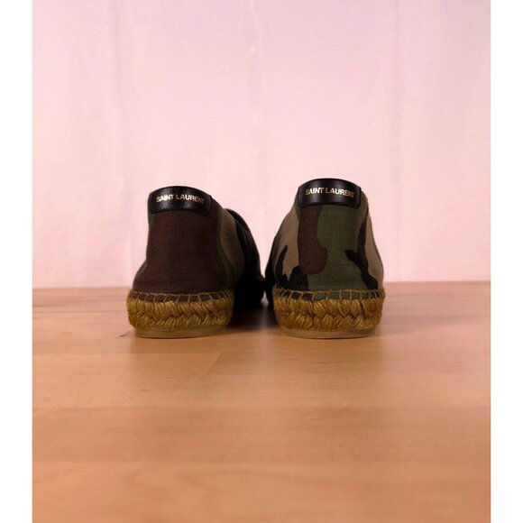 Saint Laurent Camouflage Espadrilles Size 43 EU / US 10 Made In Spain - Picture 12 of 13